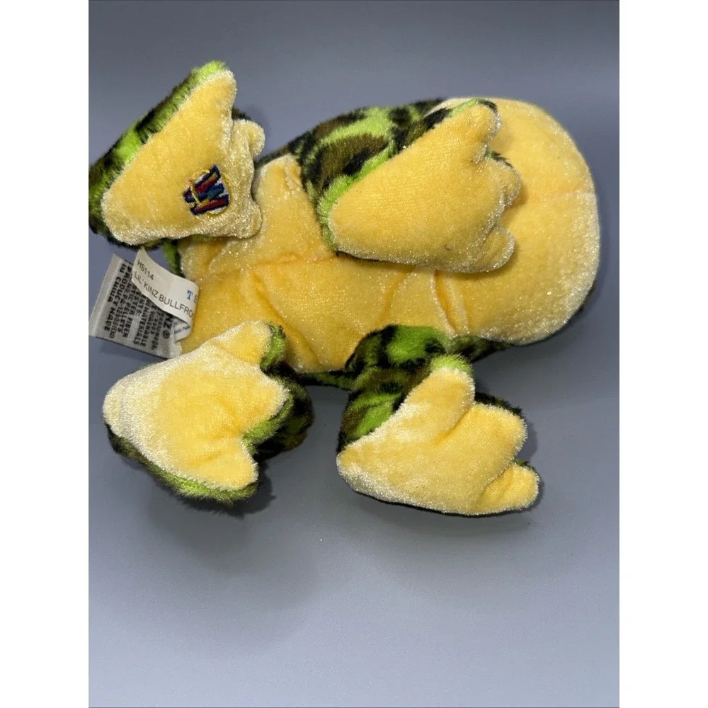 Ganz Webkinz Bullfrog Plush realistic Stuffed Toy Green Frog‎ HM114 No Code